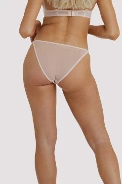 Playful Promises Virginia Peach Guipure Brief