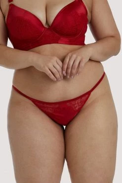 Playful Promises Knickers Melina Red Tanga Brief