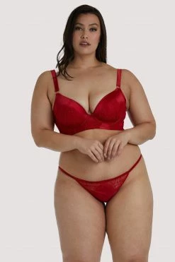 Playful Promises Knickers Melina Red Tanga Brief