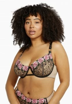 Playful Promises Katy Rose Embroidered Bra