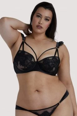 Top 10 🎉 Playful Promises Anneliese Black Lace Bra Bras 🔥 35 Playful Promises Anneliese Black Lace Bra Bras