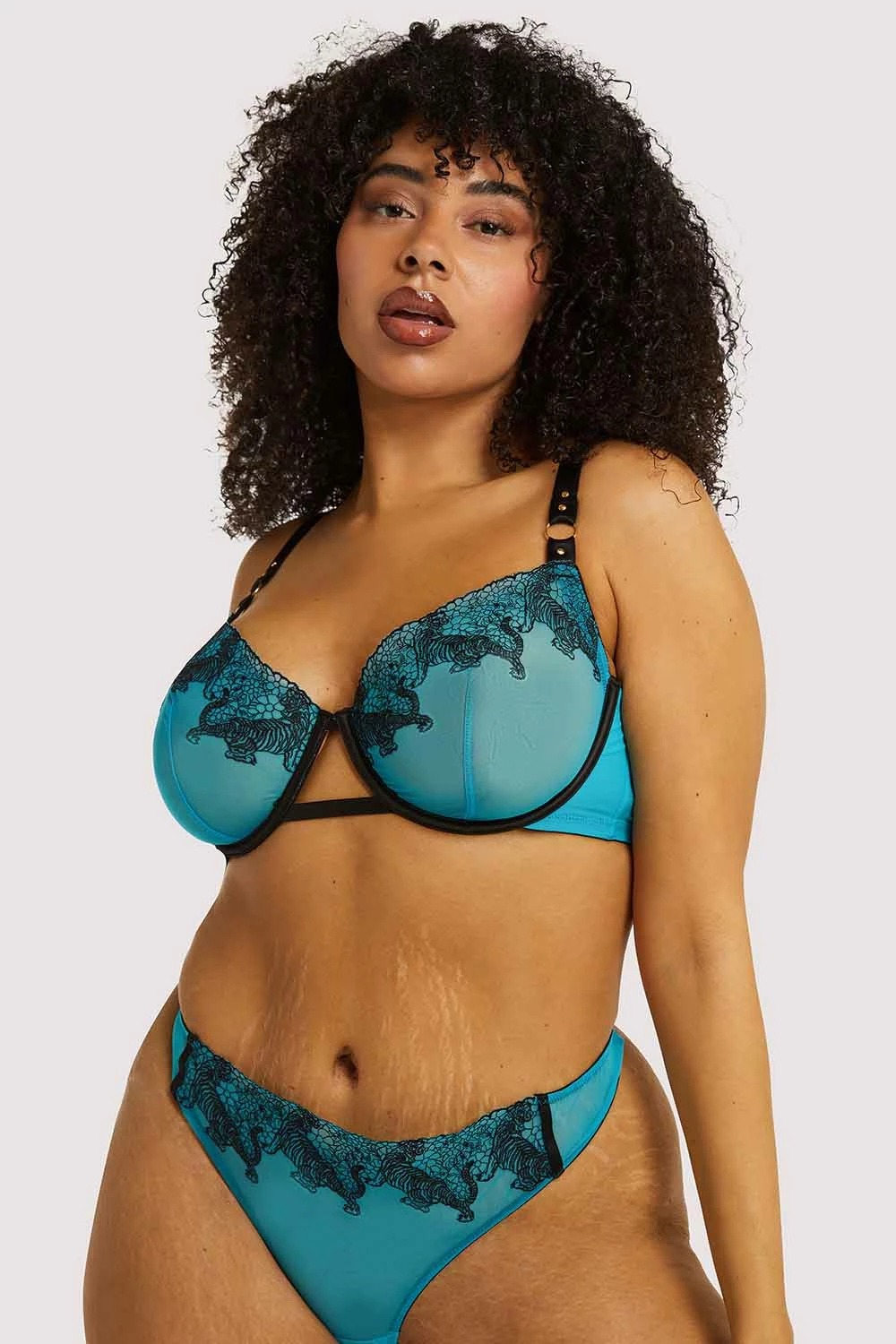 Flash Sale ✨ Playful Promises Bras Tiger Blue Bra ✨ 7 Playful Promises Bras Tiger Blue Bra