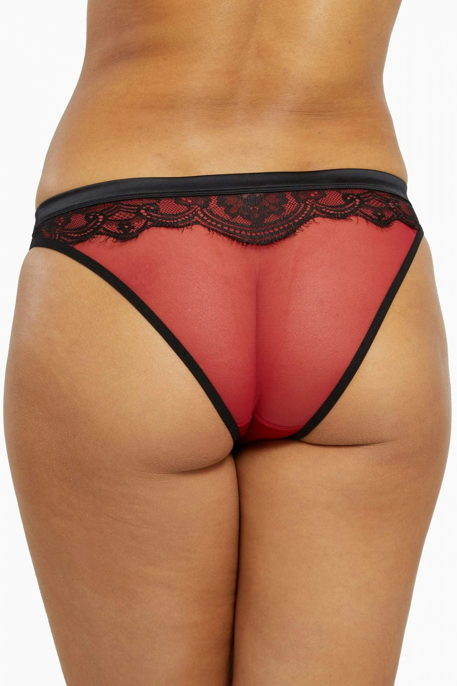 Budget 😍 Playful Promises Tasmin Ruby Lace Brazilian Brief Knickers 🛒 6 Playful Promises Tasmin Ruby Lace Brazilian Brief Knickers