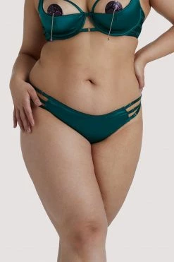 Discount ๐ Playful Promises Ava Green Strappy Brief โจ 13 Playful Promises Ava Green Strappy Brief