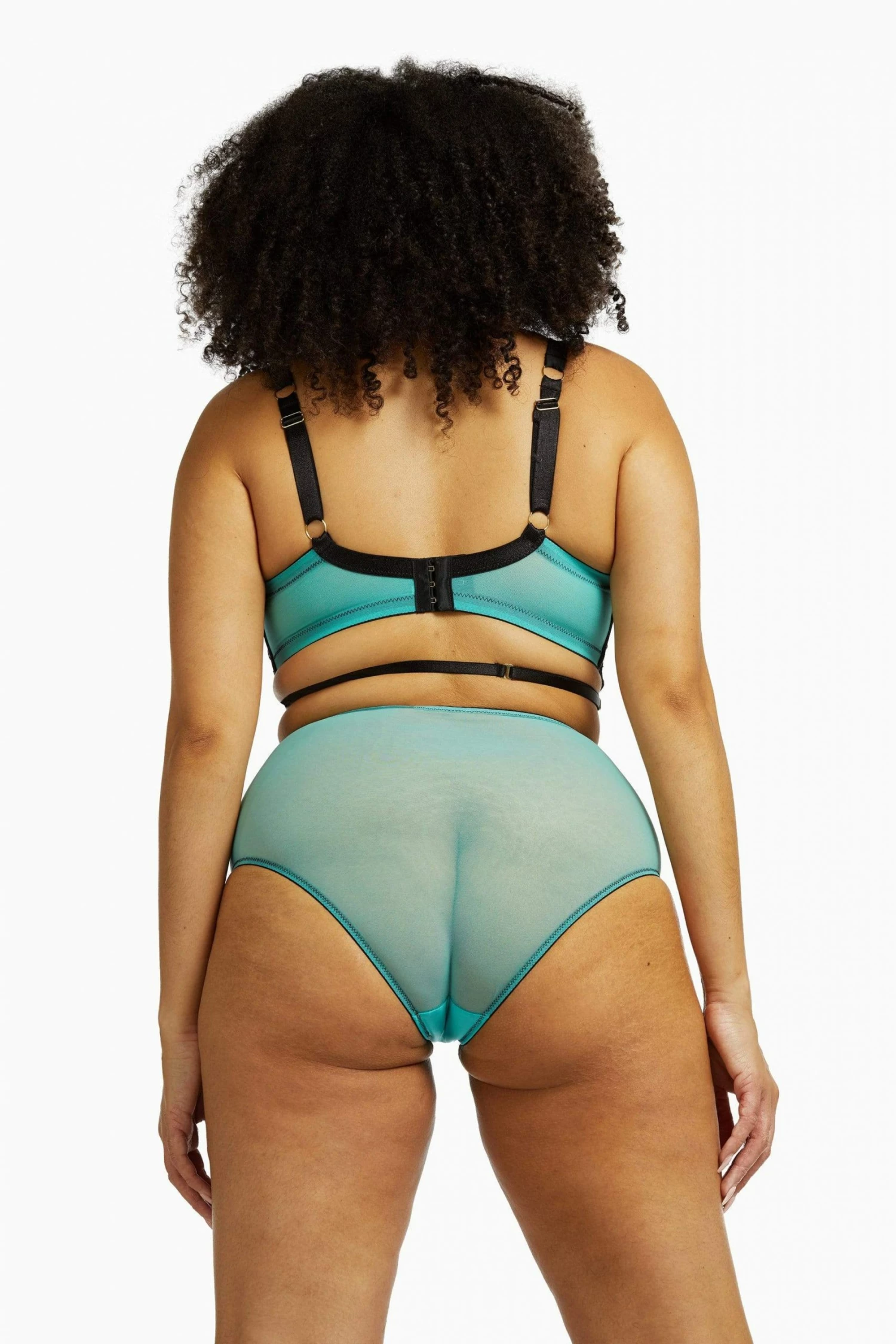 Top 10 😍 Playful Promises Knickers Henrietta Teal Lace Overlay High Waist Brief ✨ 13 Playful Promises Knickers Henrietta Teal Lace Overlay High Waist Brief