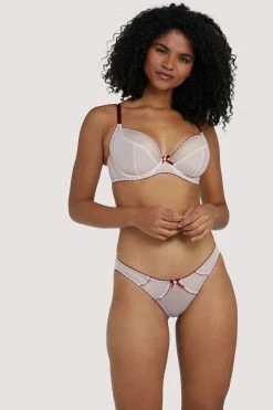 Deja Day Grace Dusty Pink Brazilian Brief