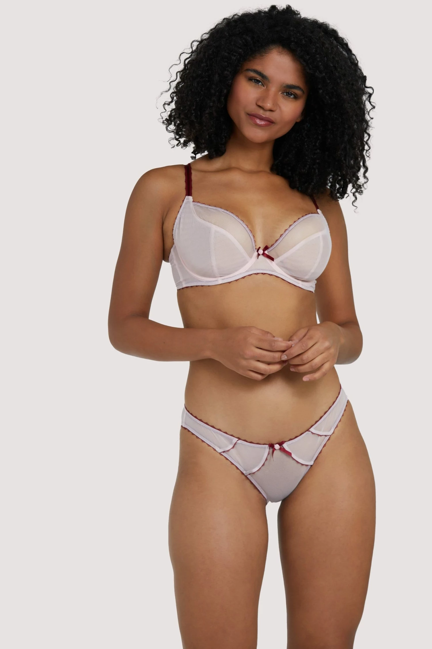Best Sale ❤️ Deja Day Grace Dusty Pink Brazilian Brief ✨ 2 Deja Day Grace Dusty Pink Brazilian Brief