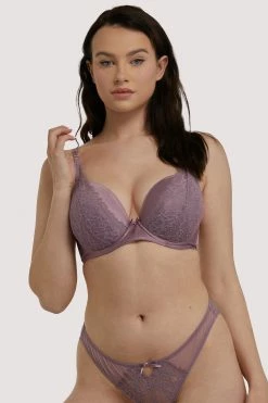 Deja Day Everyday Lingerie Sophia Heather Plunge & Push Up Bra