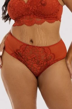 Best Sale ๐ Deja Day Emma Ginger High Waisted Brief Knickers ๐ 13 Deja Day Emma Ginger High Waisted Brief Knickers