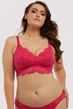 Deja Day Emma Pink Wireless Bra