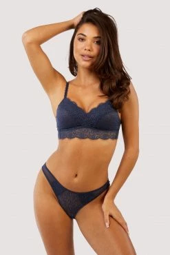 Wholesale 🔔 Deja Day Emma Navy Ultimate Comfort Wireless Bra 🔔 8 Deja Day Emma Navy Ultimate Comfort Wireless Bra