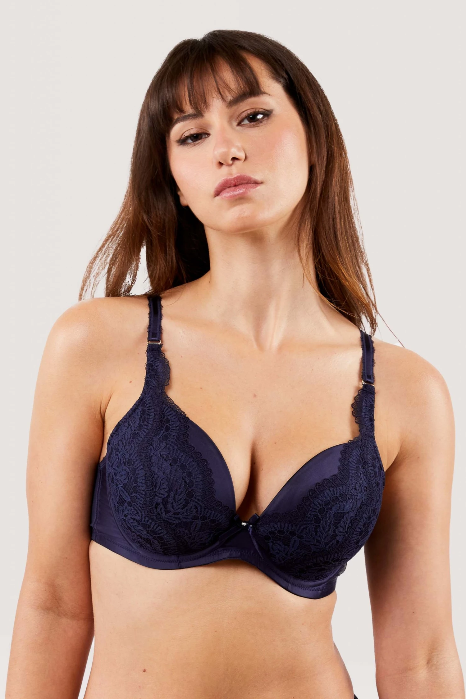 Best reviews of ๐ Deja Day Sophia Navy Plunge & Push Up Bra New In ๐ 5 Deja Day Sophia Navy Plunge & Push Up Bra New In