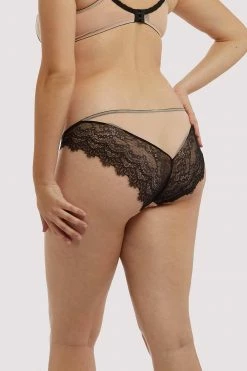 Flash Sale ๐ Deja Day Rosalyn Black And Blush Brazillian Brief Knickers ๐ 30 Deja Day Rosalyn Black And Blush Brazillian Brief Knickers