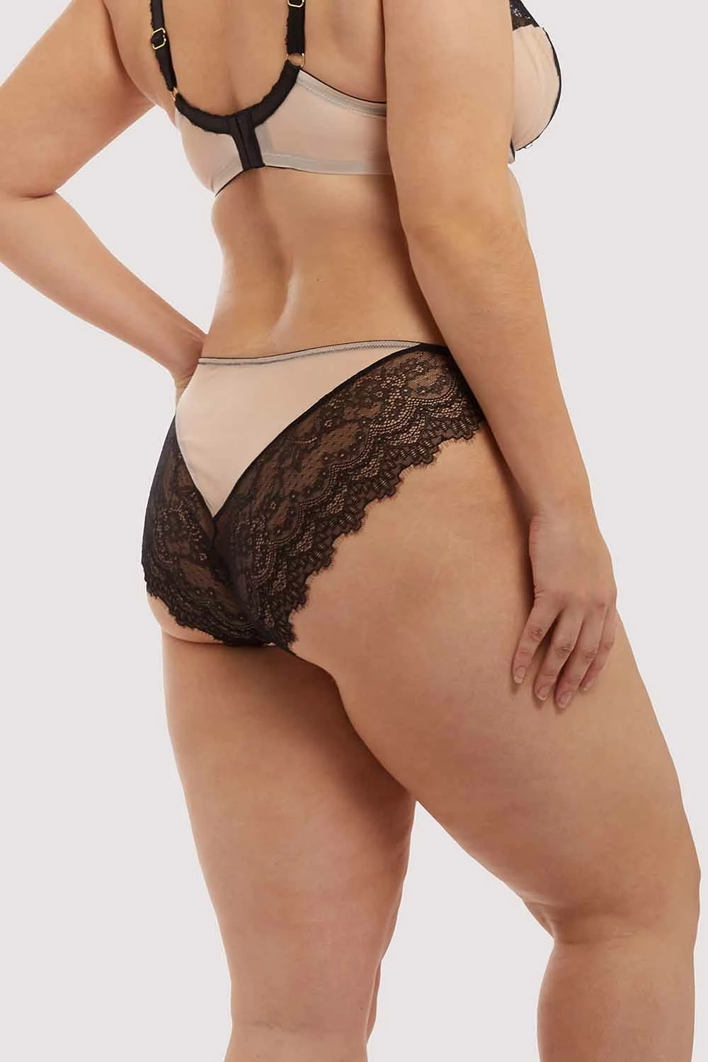 Flash Sale ๐ Deja Day Rosalyn Black And Blush Brazillian Brief Knickers ๐ 16 Deja Day Rosalyn Black And Blush Brazillian Brief Knickers