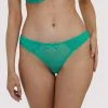 Deja Day Knickers Rosalyn Emerald Green Brazilian Brief