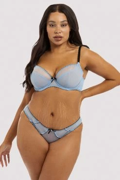 Deja Day Grace Lavender Mesh Brief
