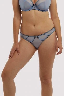 Deja Day Grace Lavender Mesh Brief
