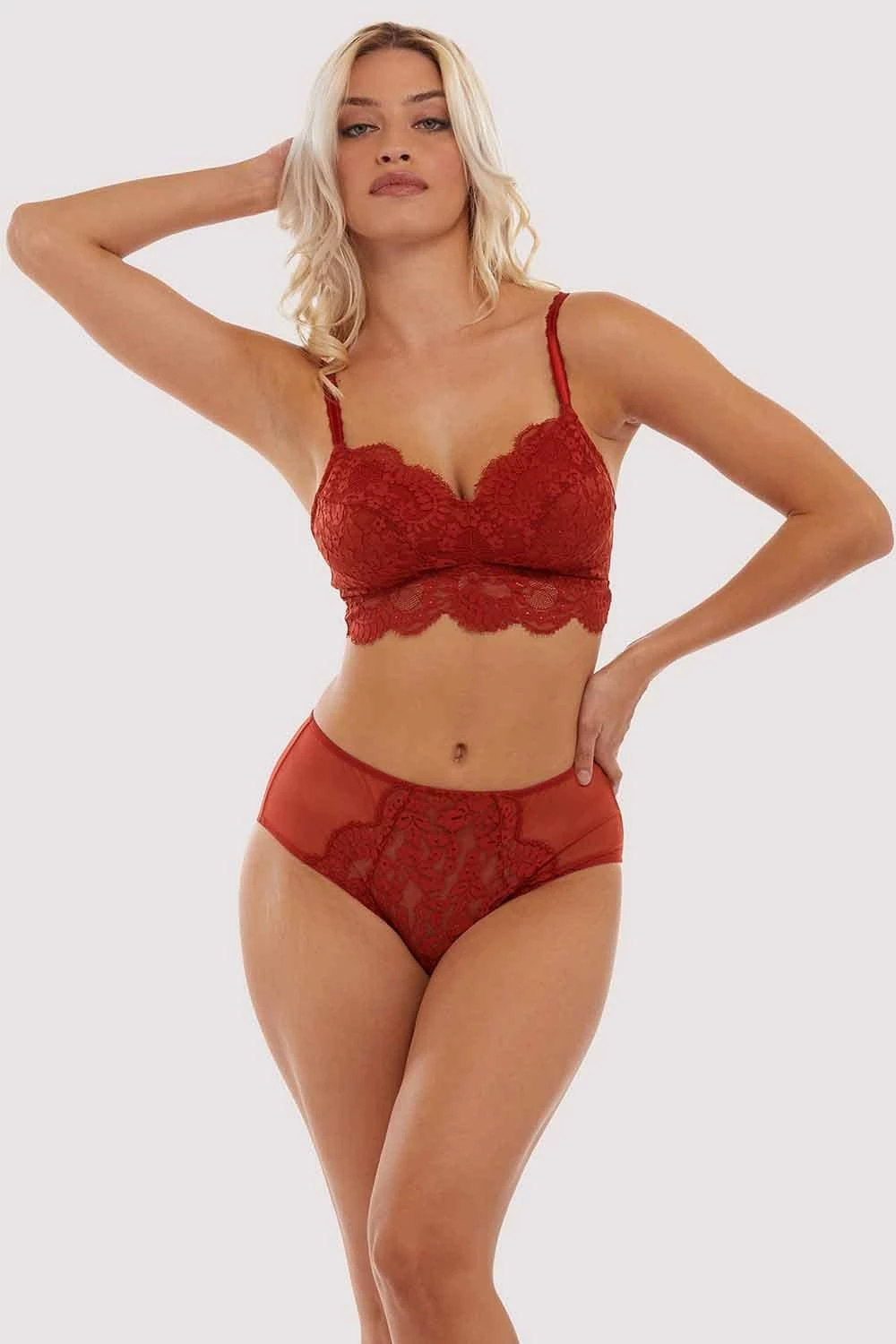 Best Sale ๐ Deja Day Emma Ginger High Waisted Brief Knickers ๐ 6 Deja Day Emma Ginger High Waisted Brief Knickers