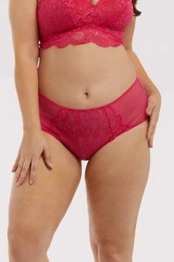 Deja Day Emma Pink Highwaist Brief