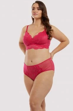 Deja Day Emma Pink Highwaist Brief