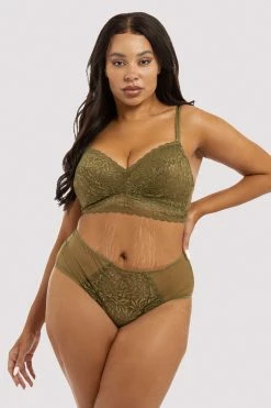 Deja Day Emma Olive Highwaist Brief Knickers