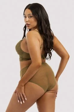Deja Day Emma Olive Highwaist Brief Knickers