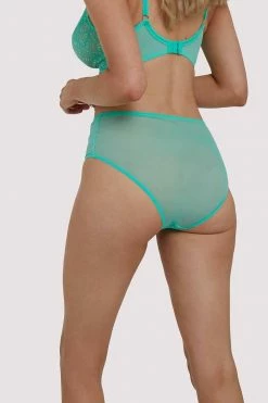 Deja Day Emma Mint Green High Waist Brief
