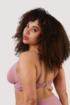 Deja Day New In Second Skin Rose Recycled Triangle Bra