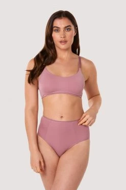 Deja Day Second Skin Rose Recycled Highwaist Brief
