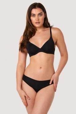 Deja Day New In Second Skin Black Recycled Thong