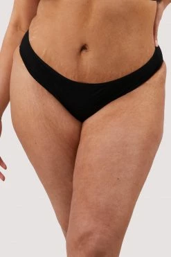 Deja Day Second Skin Black Recycled Brief