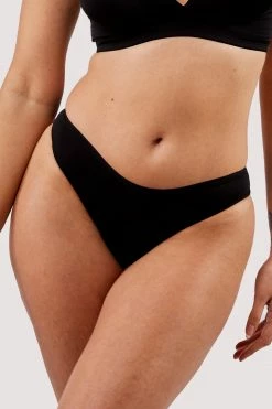 Deja Day Second Skin Black Recycled Brief