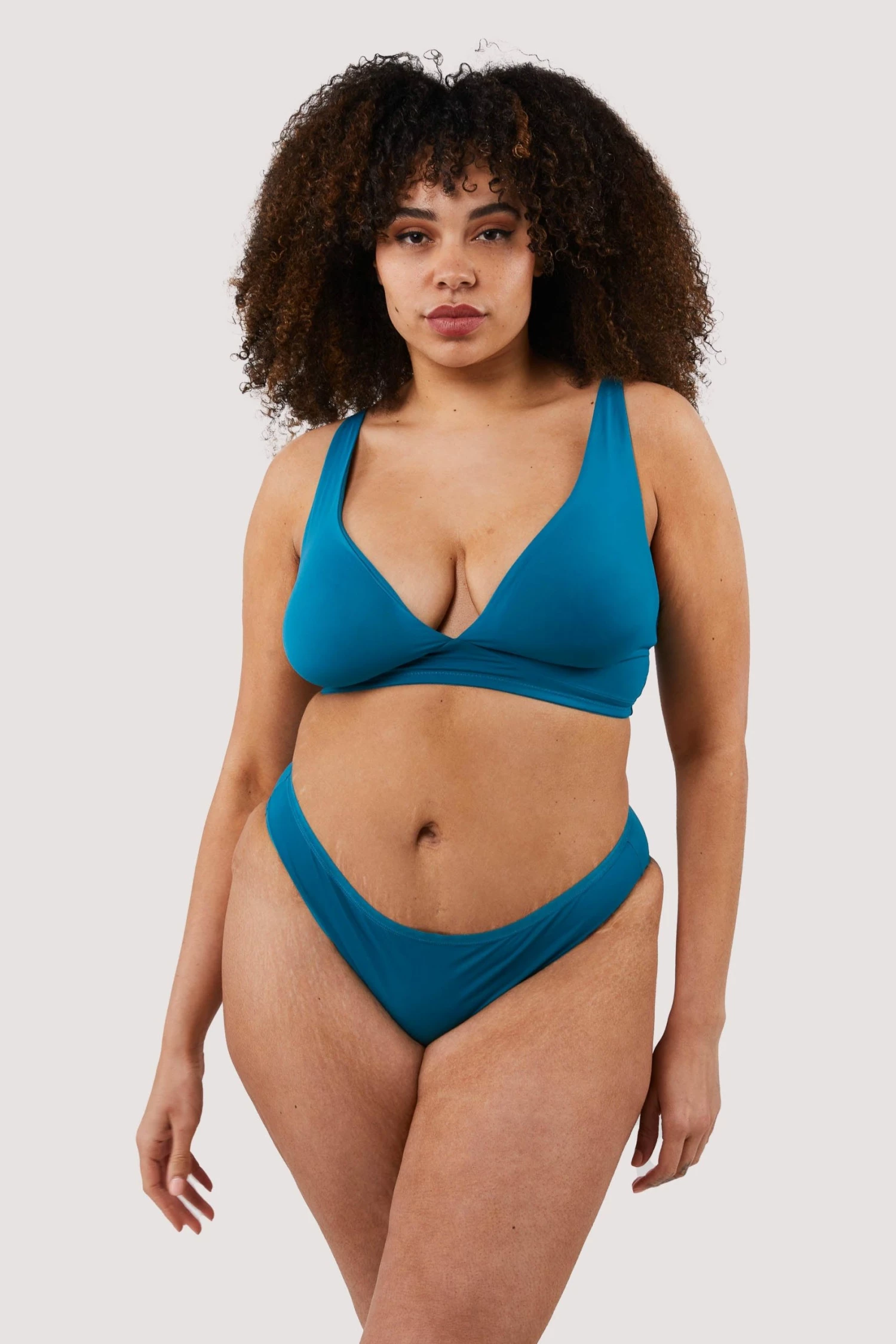 Promo 💯 Deja Day Second Skin Teal Recycled Brief 👏 5 Deja Day Second Skin Teal Recycled Brief