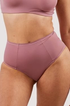 Deja Day Second Skin Rose Recycled Highwaist Brief
