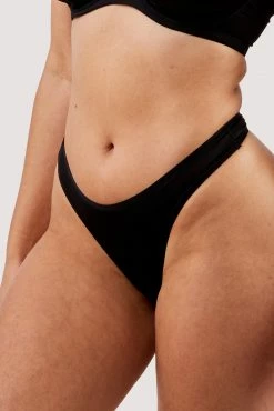 Deja Day New In Second Skin Black Recycled Thong