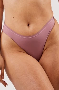 Deja Day New In Second Skin Rose Recycled Thong