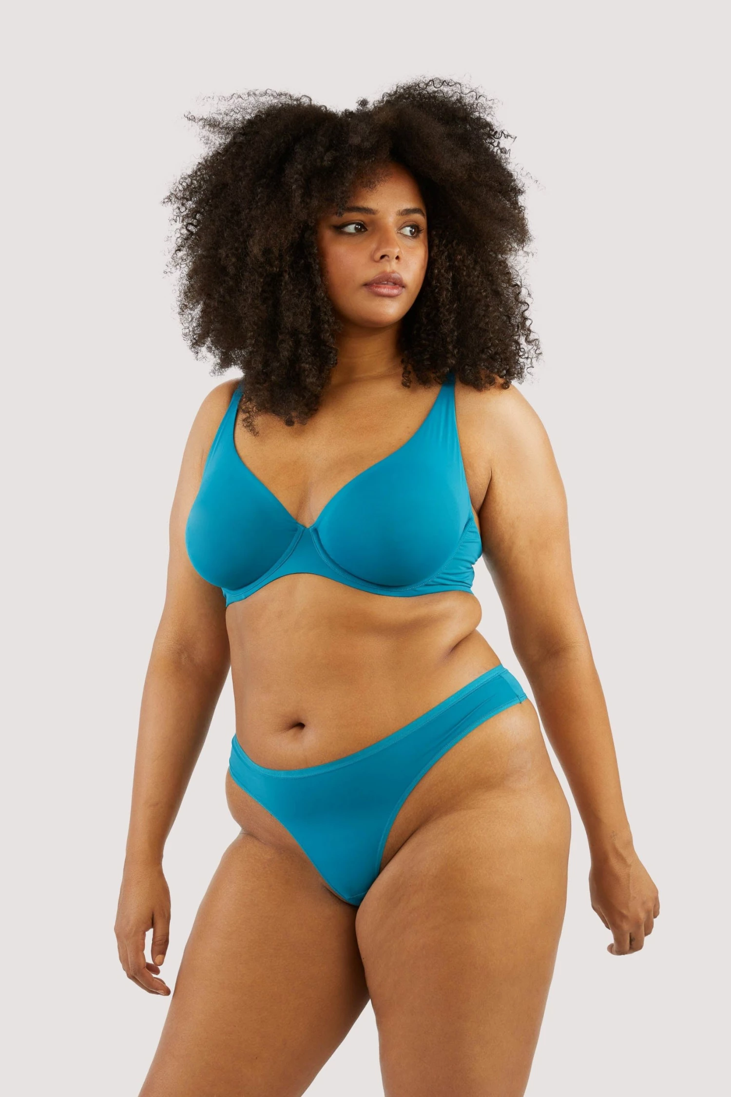 Deals ๐ Deja Day Second Skin Teal Recycled Thong ๐งจ 8 Deja Day Second Skin Teal Recycled Thong
