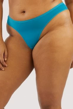 Deals ๐ Deja Day Second Skin Teal Recycled Thong ๐งจ 11 Deja Day Second Skin Teal Recycled Thong