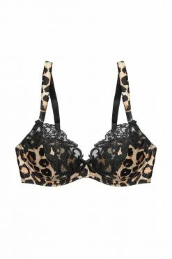 Dita Von Teese Lingerie Millicent Leopard Plunge Curve Bra