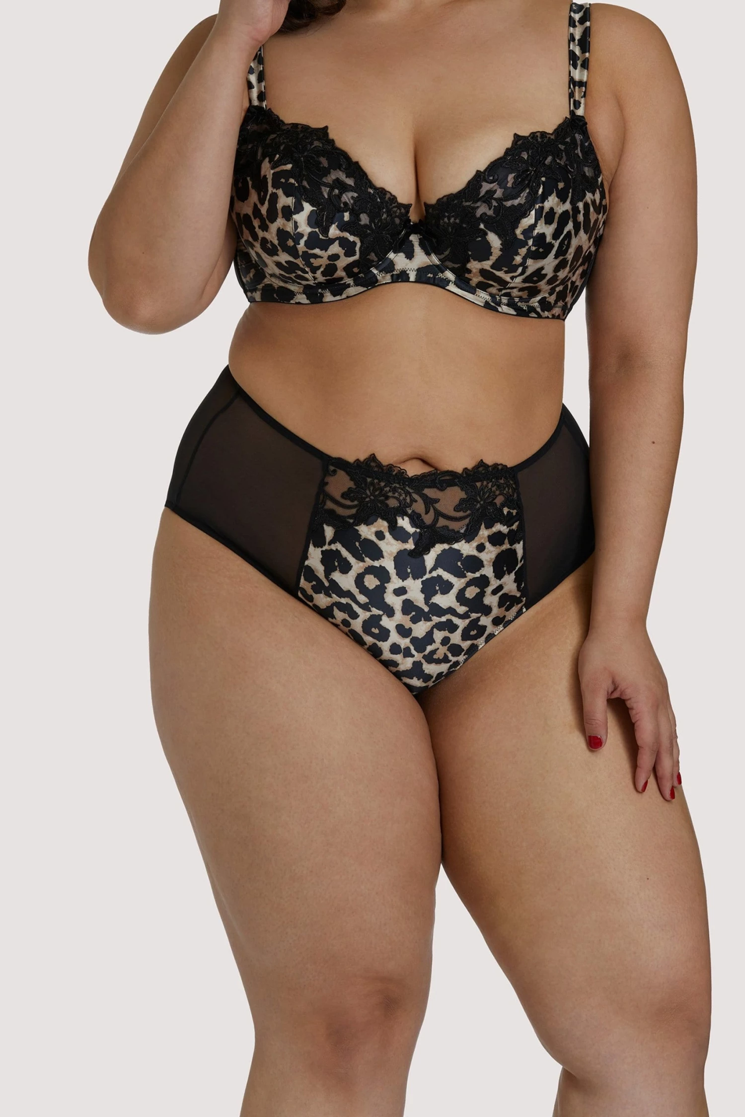 Cheapest 🔔 Dita Von Teese Lingerie Millicent Leopard High Waist Curve Brief Knickers 😍 1 Dita Von Teese Lingerie Millicent Leopard High Waist Curve Brief Knickers