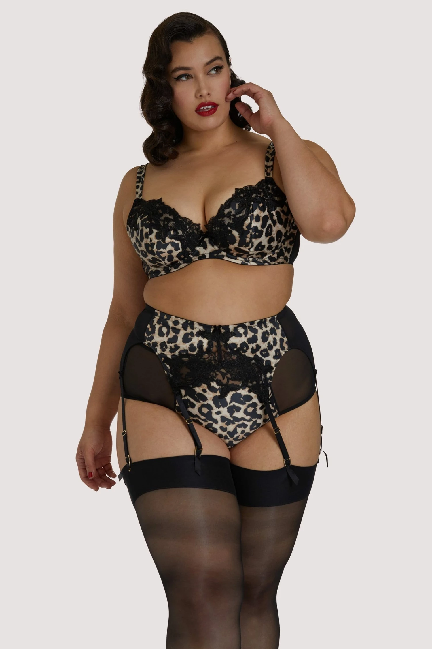 Cheapest 🔔 Dita Von Teese Lingerie Millicent Leopard High Waist Curve Brief Knickers 😍 5 Dita Von Teese Lingerie Millicent Leopard High Waist Curve Brief Knickers