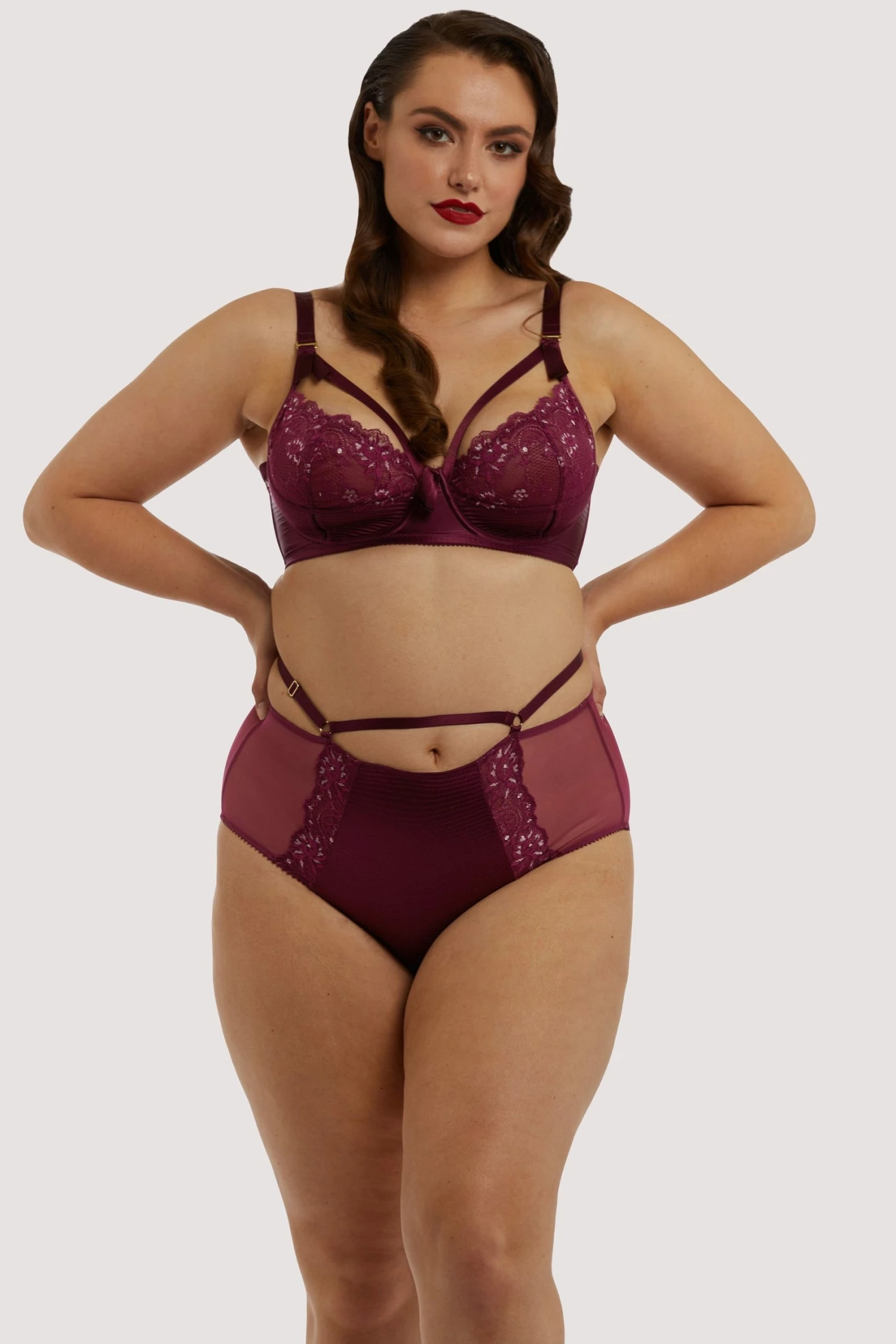 Budget ๐ Dita Von Teese Lingerie Knickers Madame X Dark Cherry High Waist Curve Brief ๐ 2 Dita Von Teese Lingerie Knickers Madame X Dark Cherry High Waist Curve Brief