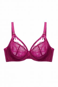 Dita Von Teese Lingerie Madame X Magenta Plunge Curve Bra Bras