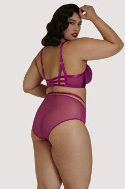 Dita Von Teese Lingerie Madame X Magenta Plunge Curve Bra Bras