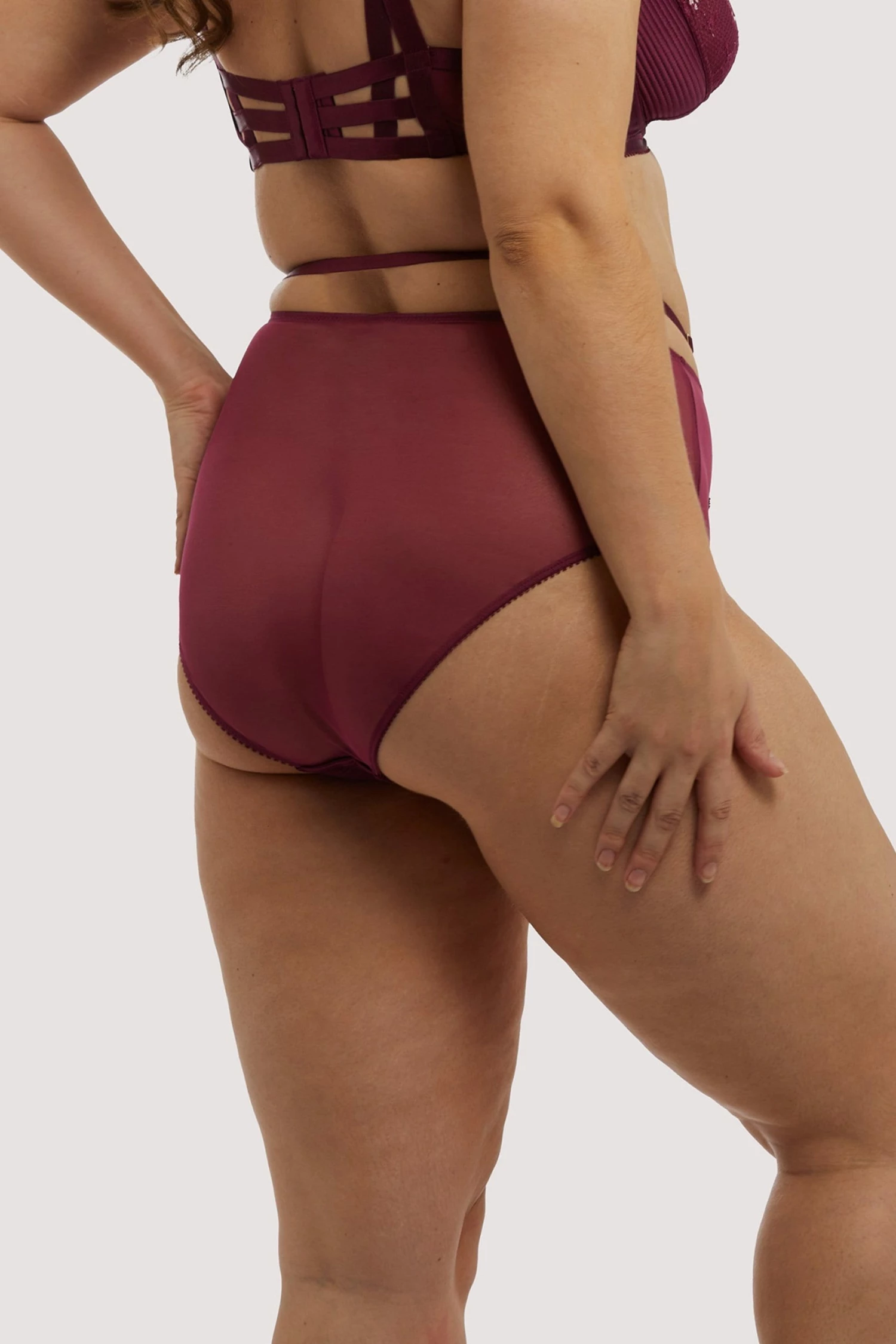 Budget ๐ Dita Von Teese Lingerie Knickers Madame X Dark Cherry High Waist Curve Brief ๐ 4 Dita Von Teese Lingerie Knickers Madame X Dark Cherry High Waist Curve Brief