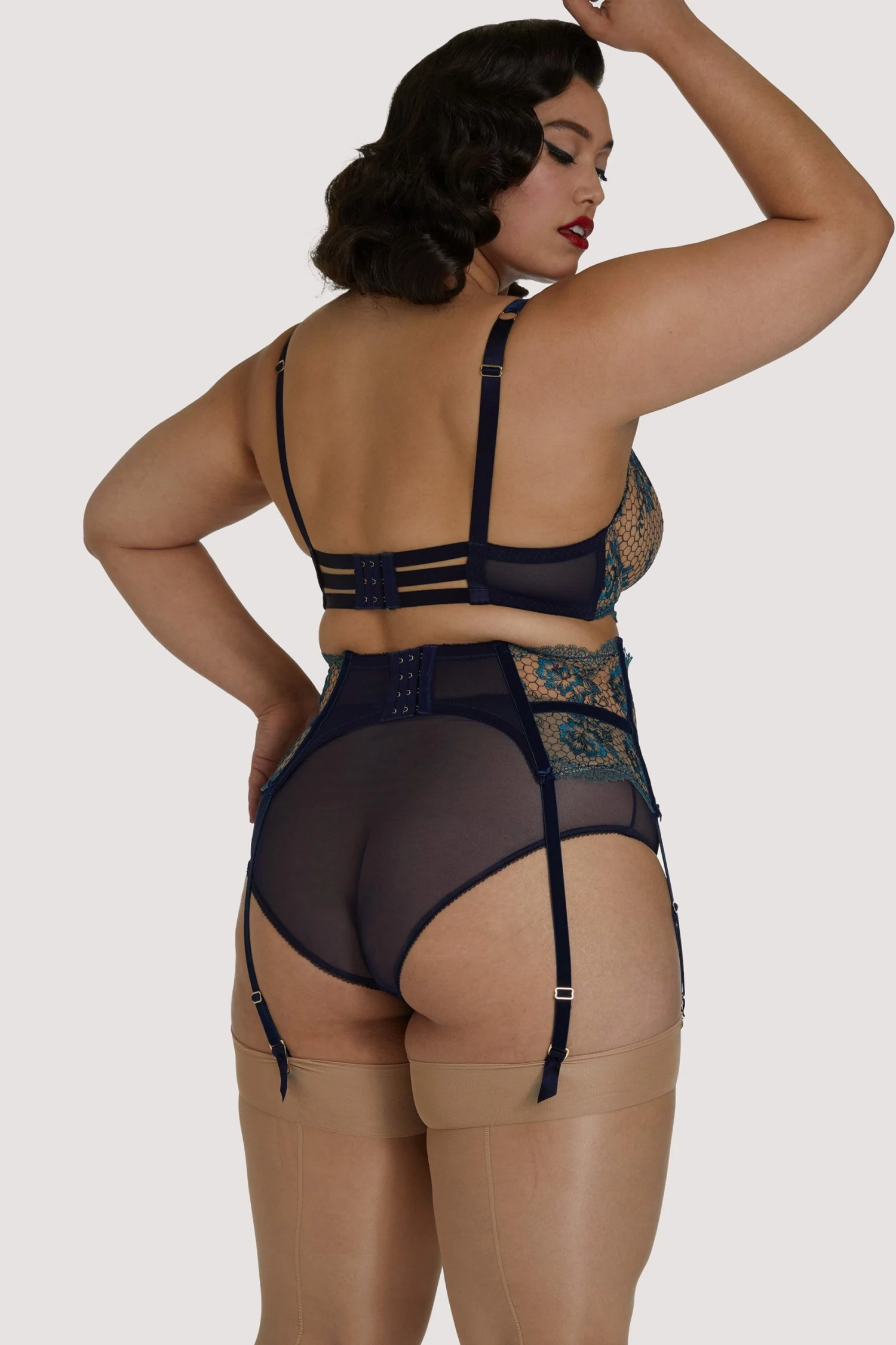 Best Pirce 😉 Dita Von Teese Lingerie Evelina Curve Suspender Belt 🎉 3 Dita Von Teese Lingerie Evelina Curve Suspender Belt