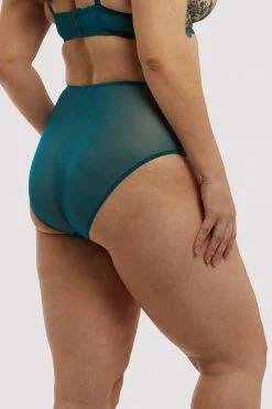 Dita Von Teese Lingerie Severine Shady Spruce Brief Curve