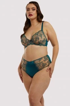 Dita Von Teese Lingerie Severine Shady Spruce Brief Curve