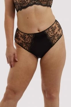 Dita Von Teese Lingerie Severine Black Brief Curve