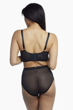 Playful Promises New In Bras Eddie Black Crossover Wrap Bra